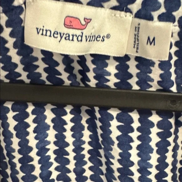 Vineyard Vines Navy and White Patterned Dress - Picture 3 of 5